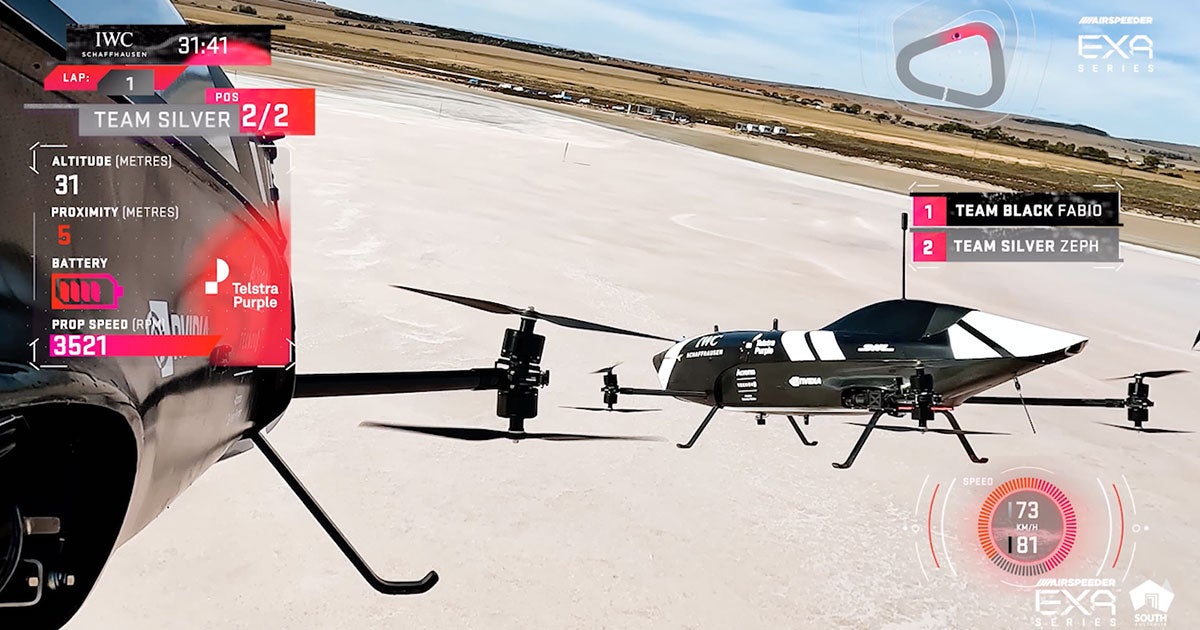 Flying car startup Airspeeder has completed what it's referring to as the "world's first electric flying car race" in the South Australian desert.
