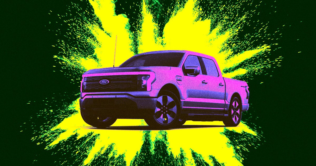 A Ford F-150 Lightning owner has been left stranded after his EV truck made a loud noise and suddenly died while charging at an Electrify America station.