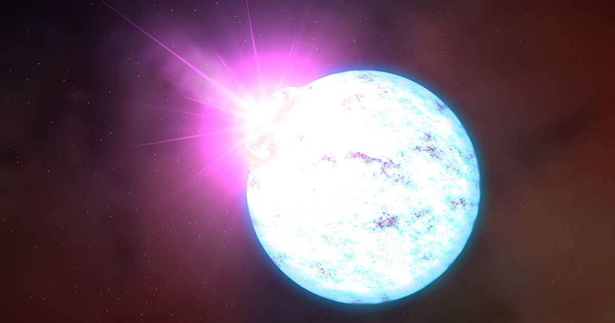 In a "serendipitous" turn of events, scientists inadvertently spotted an ultra-rare naked stellar core, the first for a star this massive.