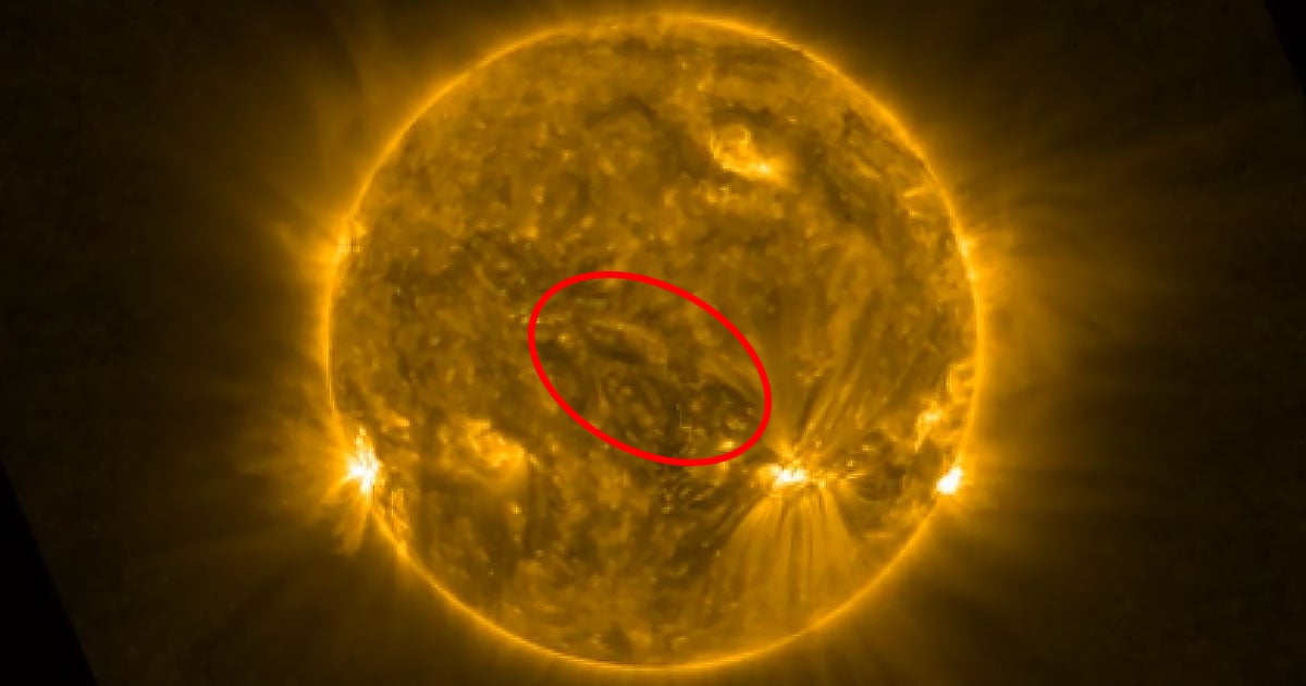 A giant snake quickly darting across the Sun's surface was spotted by the ESA's Solar Orbiter, and it might have been a precursor to an even bigger event.