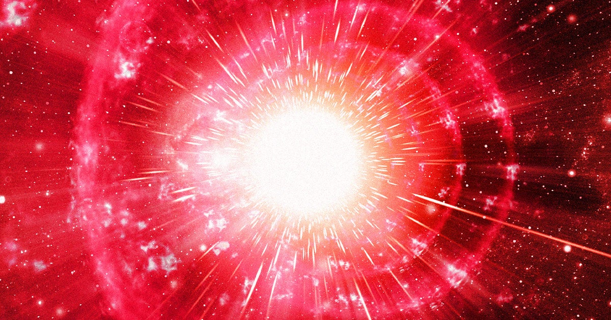 Scientists believe an immense explosion of epic proportions may have been the result of a black hole and a star colliding.