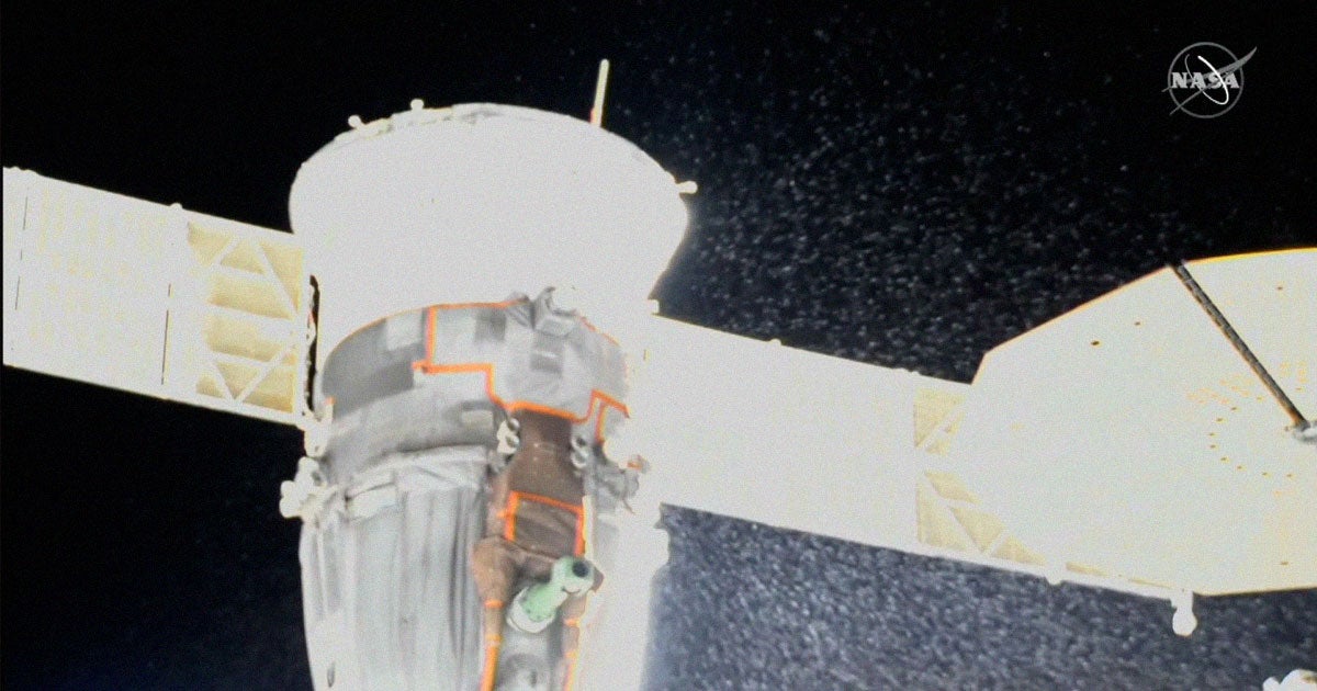 A Russian Soyuz spacecraft, which is currently docked to the ISS, is rapidly heating up after it sprayed copious amounts of coolant into space.