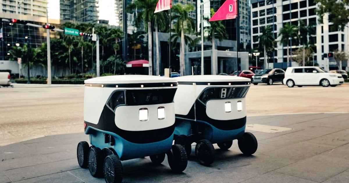 Two years after selling off its self-driving car business, Uber is rolling out a fleet of delivery robots to replace human Uber Eats drivers in Miami.