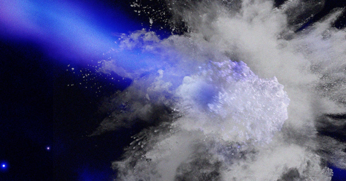 An unusual volcanic comet has unexpectedly erupted in a massive cloud of gas and ice, stunning astronomers, Live Science reports.