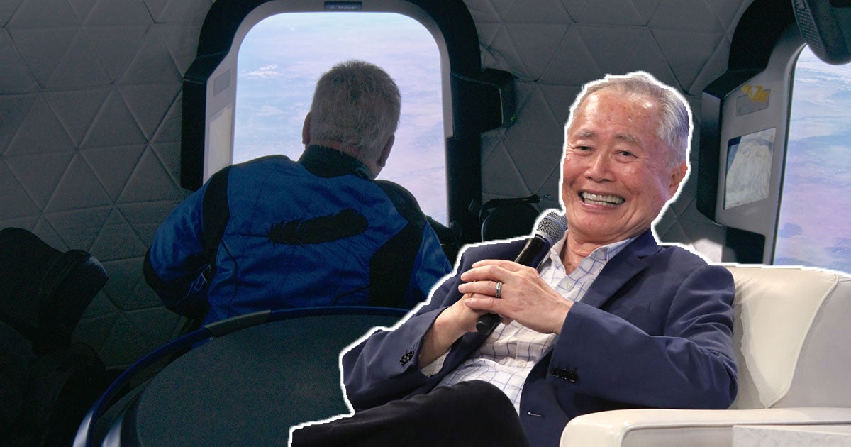 "Star Trek" actor George Takei has aimed his sights at co-star William Shatner yet again, saying he did not in fact go into outer space.