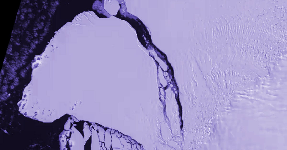 There's a new iceberg in town, freshly minted off of Antarctica's 500-foot-thick Brunt Ice Shelf. And at 600-square-miles, it's something to behold.