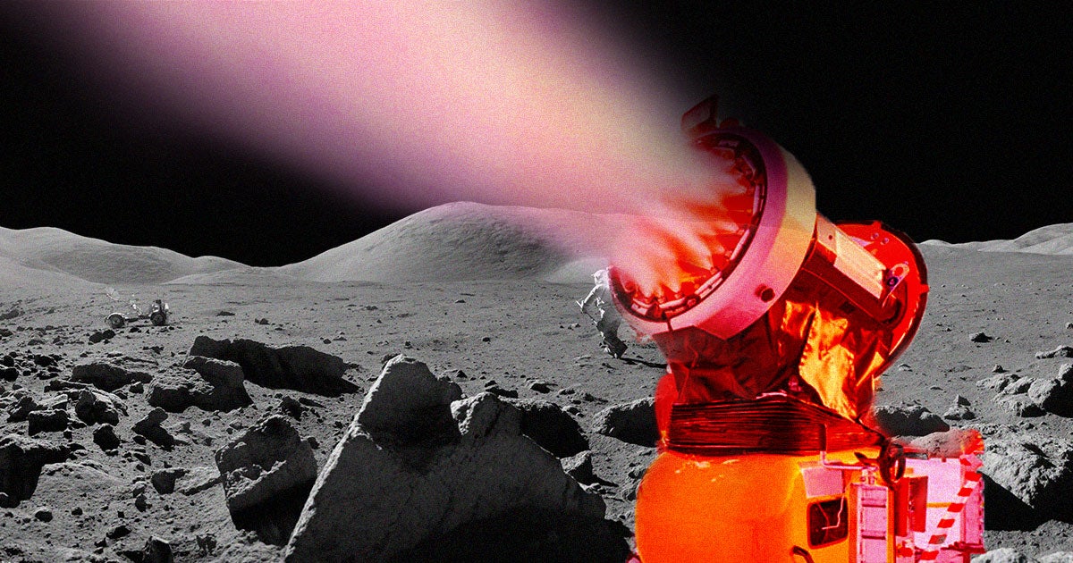 A team of astrophysicists is suggesting we could protect the Earth from global warming by shooting lunar dust into space to shade the Earth from sunlight.