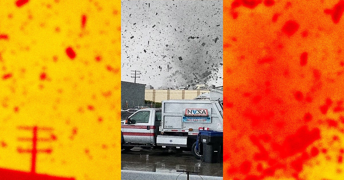 After weeks of nearly-non-stop rain, a freaking tornado was filmed as it ripped through Los Angeles County, damaging people and property in its wake.