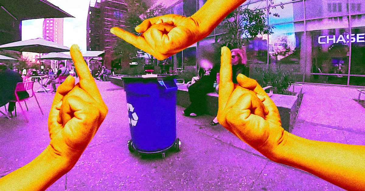 New Yorkers aren't exactly known for being nice, which was why it was so shocking that only a few were rude to some trash robots in Greenwich Village.
