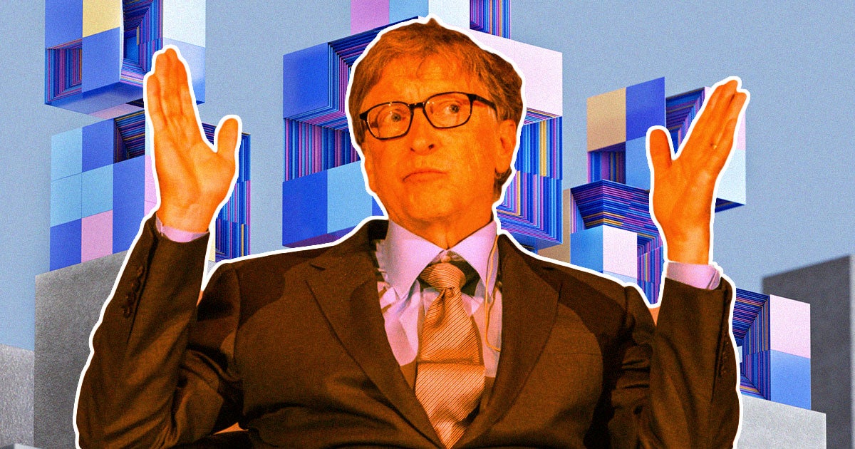 Bill Gates is, as he has repeatedly said in public, very, very excited about the AI future that his company is ushering in.