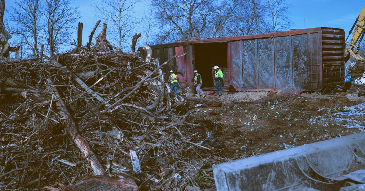 Officials from the CDC and EPA fell ill when investigating the aftermath of the East Palestine, Ohio train derailment earlier this year. 
