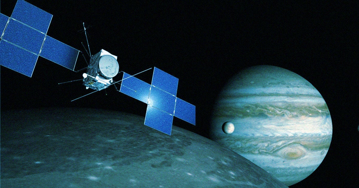 The European Space Agency has successfully launched an exciting new deep space mission called JUICE to visit Jupiter's icy moons.