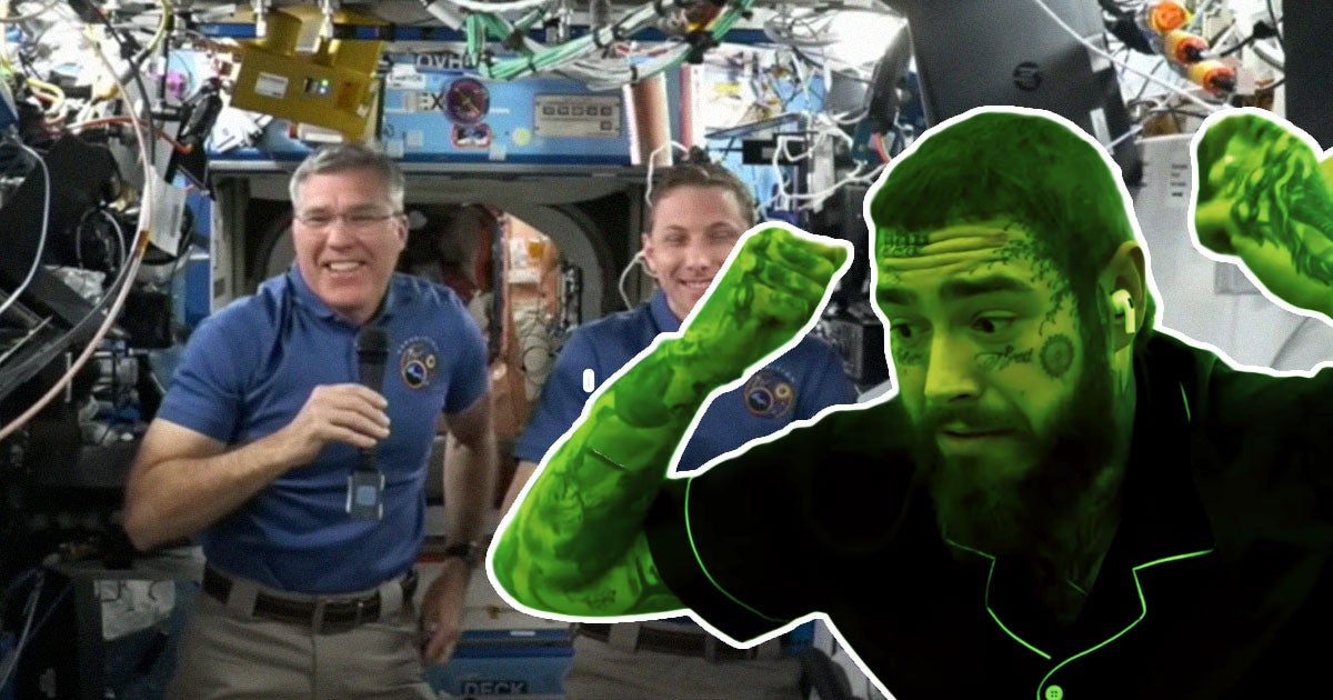 Artist and music producer Austin Richard "Post Malone" Post got a rare chance to talk to NASA astronauts currently stationed on board the ISS.