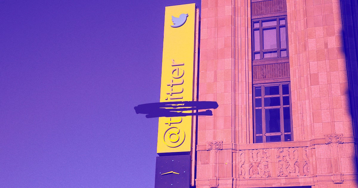 Elon Musk has chosen to white out the "W" on the Twitter HQ sign in San Francisco — and his landlord, apparently, isn't exactly thrilled.