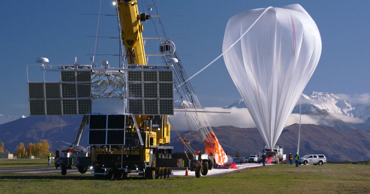 One of NASA's gigantic science balloons developed a leak a mere day and a half into its flight, causing it to plummet into the Pacific Ocean.