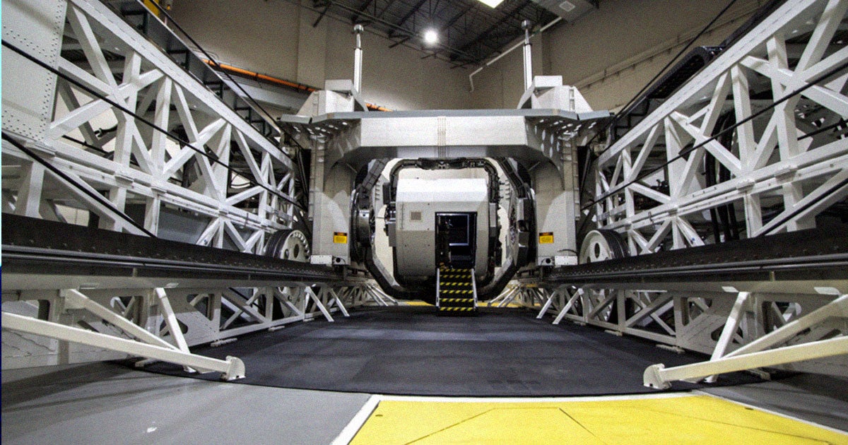 NASA plans to use a device that "can vigorously spin occupants like laundry churning in a washing machine" to train astronauts.