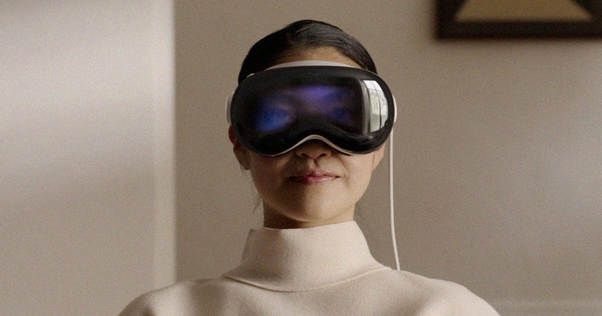 Apple has announced its long-awaited VR headset — and it looks even stranger than we anticipated thanks to a view of the wearer's eyes.