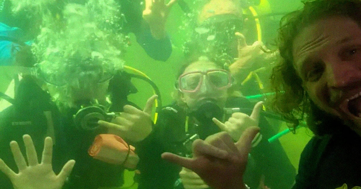 Retired Navy commander and university professor Joe Dituri has spent close to 100 days underwater and says he has shrunk half an inch.