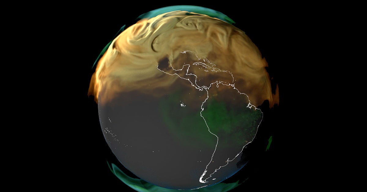 A new NASA animation visualizes the ebb and flow of atmospheric carbon dioxide emissions around the globe. It's not pretty.