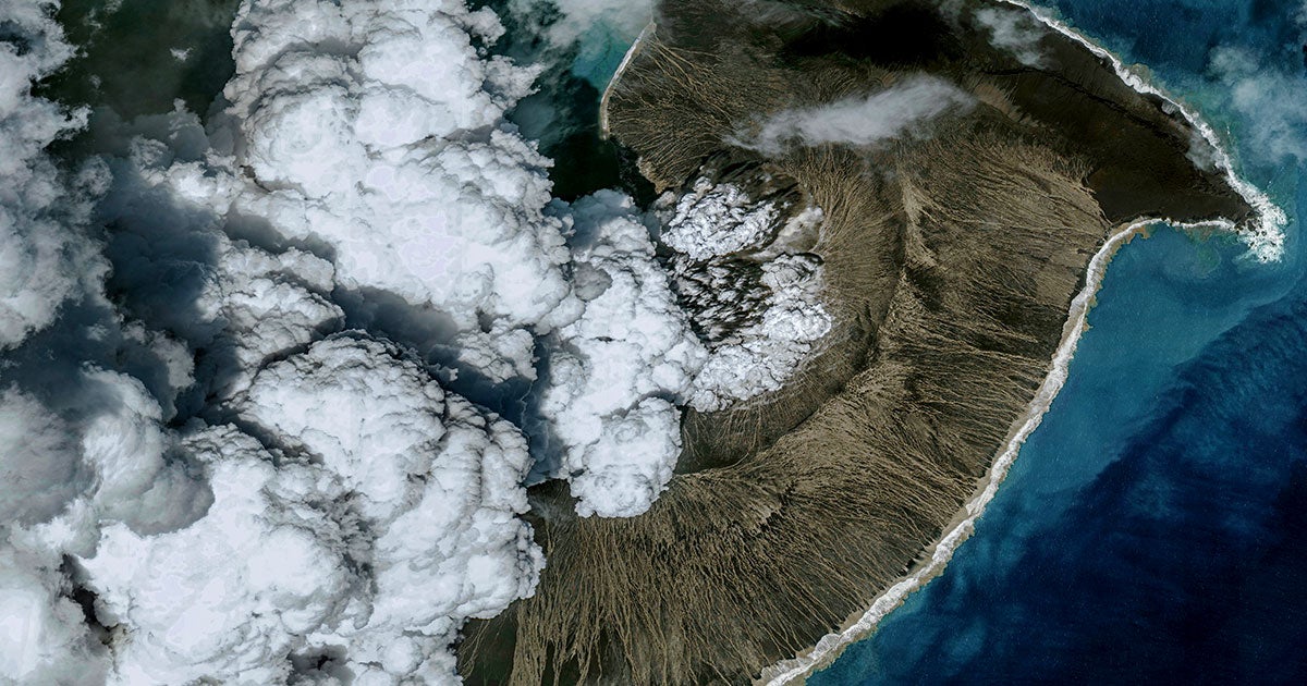 The Hunga volcano's eruption blasted through seawater, creating the perfect conditions for the most intense lightning storm ever observed.