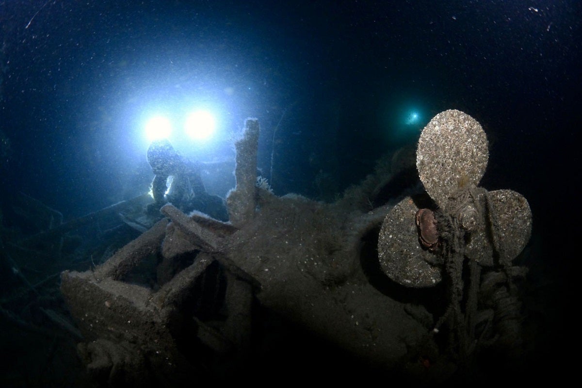 While on the hunt for a different shipwreck, a group of divers happened upon some wreckage that seems to be from a lost fleet of warships.