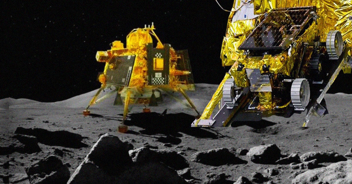 The Indian Space Research Organization has announced that its Pragyaan lunar lander has discovered sulfur near the lunar south pole.