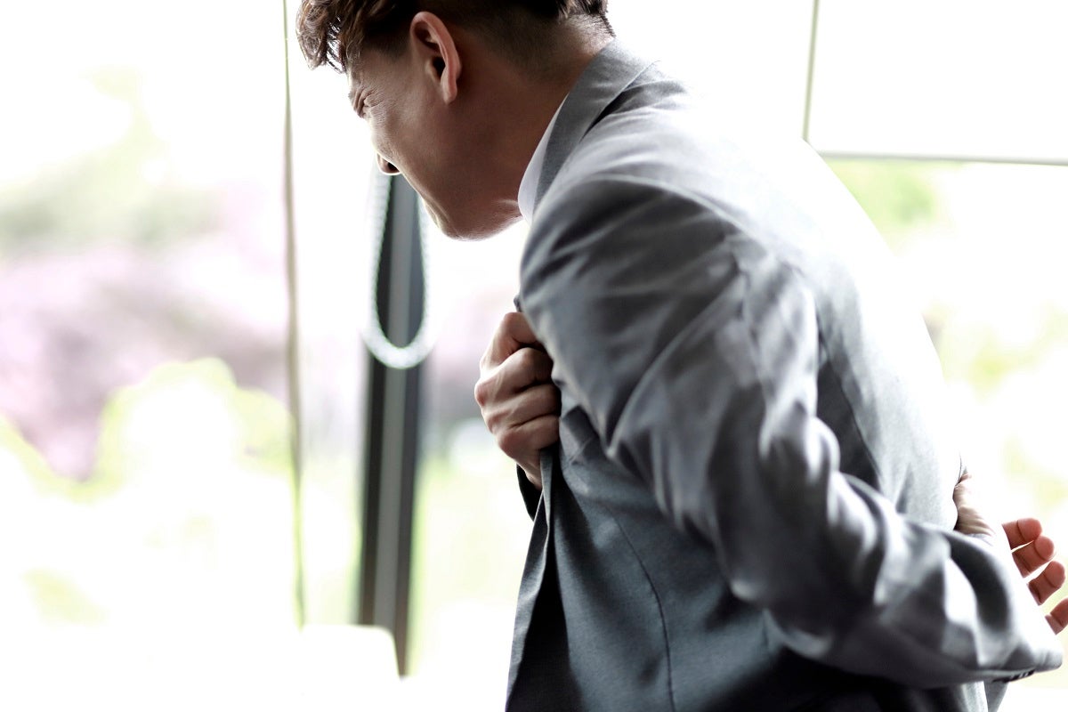 50 percent of cardiac patients have a physical symptom a day before a heart attack, with men and women experiencing distinct warning signs.