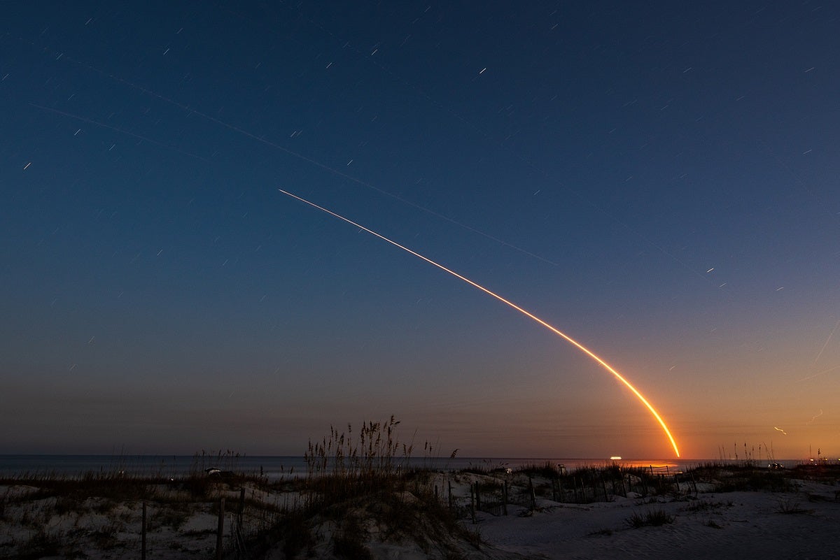 Why build sophisticated rockets to get payloads into orbit, when you could simply build dumb and loud concrete tubes instead?