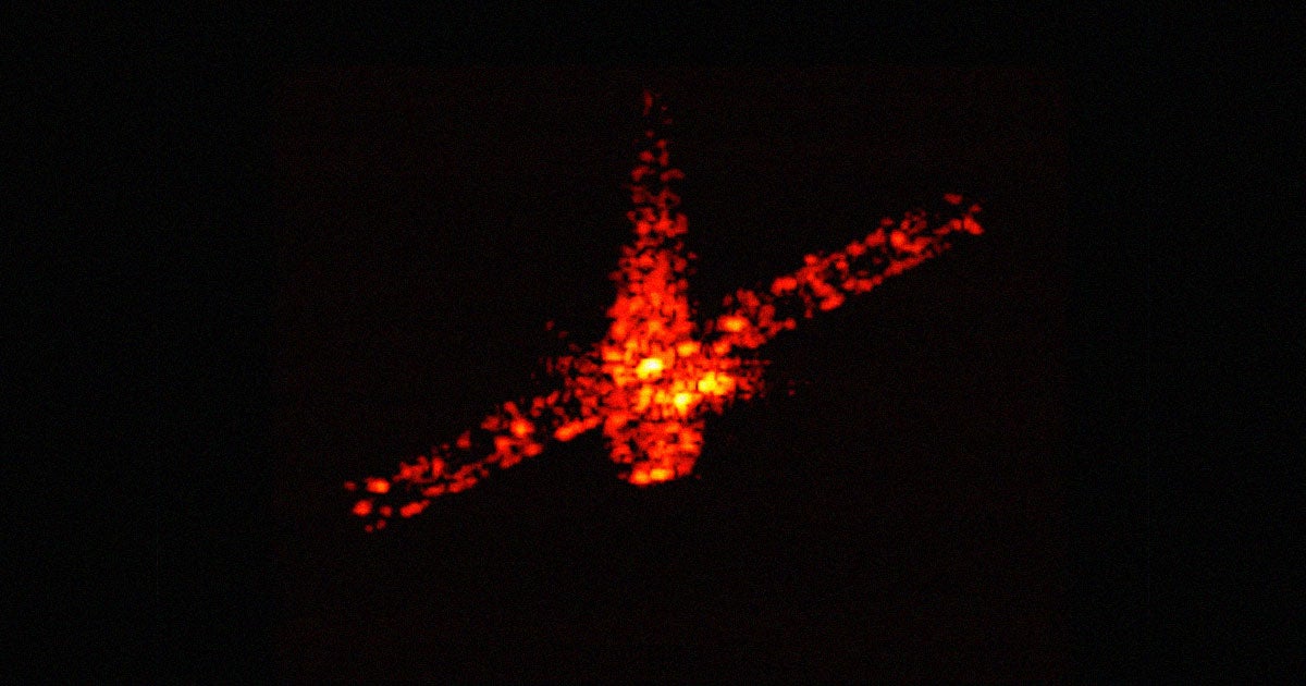 The European Space Agency carefully de-orbited its Aeolus satellite in July. Newly released images reveal its fiery, headlong descent.