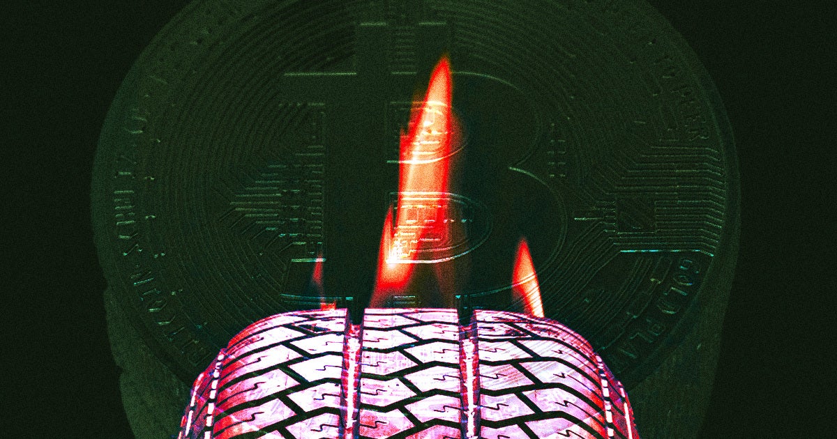 A Pennsylvania crypto company wants to burn tires to fuel Bitcoin mining — and community members are seeing red. 