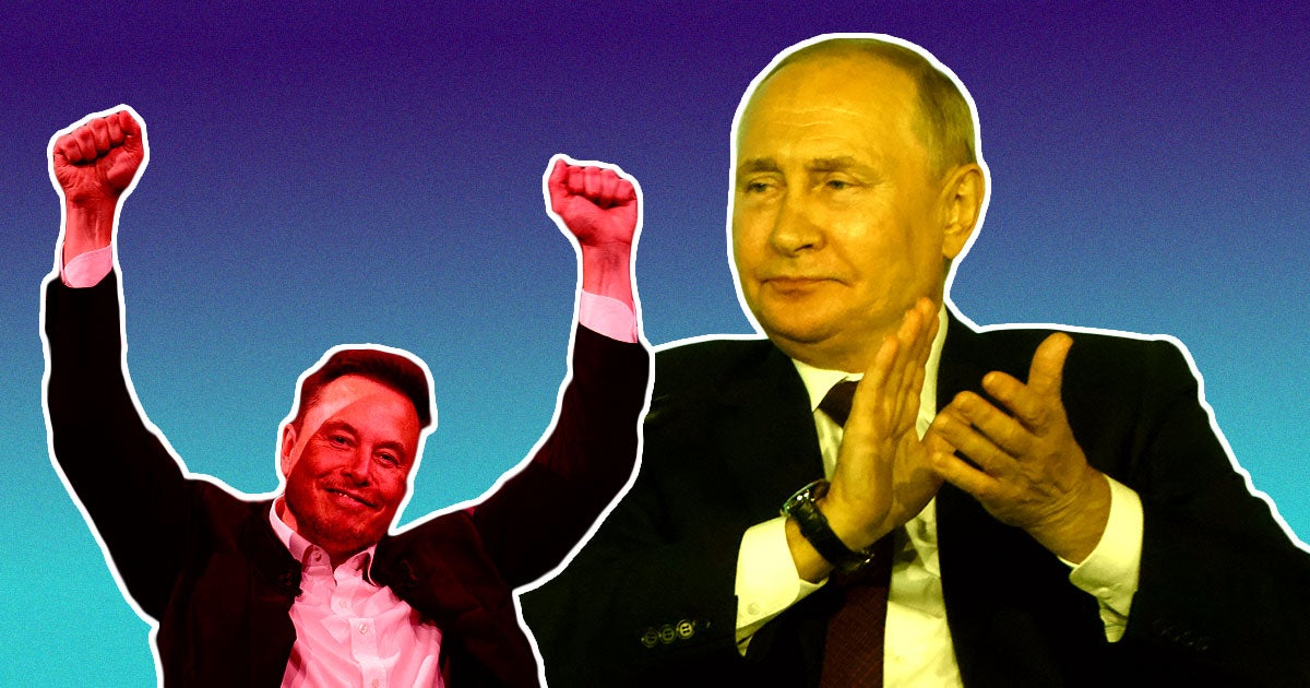 Russian President Vladimir Putin has weighed in on Elon Musk — and unsurprisingly, he's got some bullish words of praise for the billionaire.