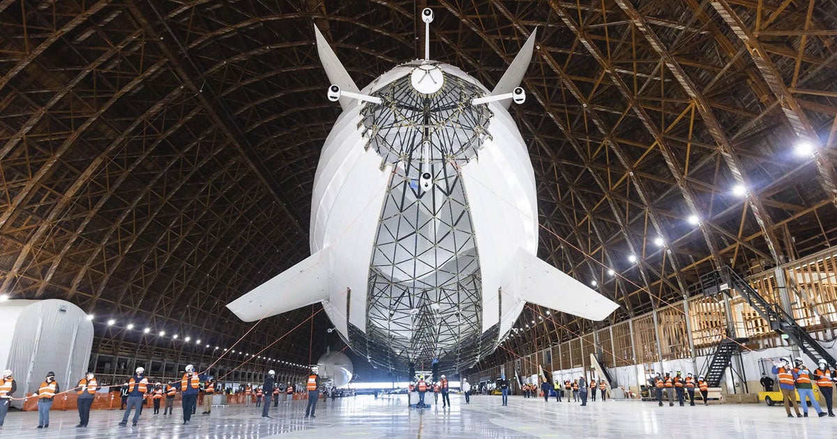 The FAA has cleared Google cofounder Sergey Brin's 400-foot airship, dubbed the Pathfinder 1, for test flights in California.