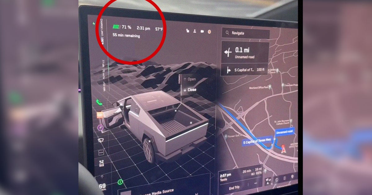 A new leaked video shows the interior of Tesla's long-awaited electric pickup, including a detailed breakdown of the UI and possibly range.