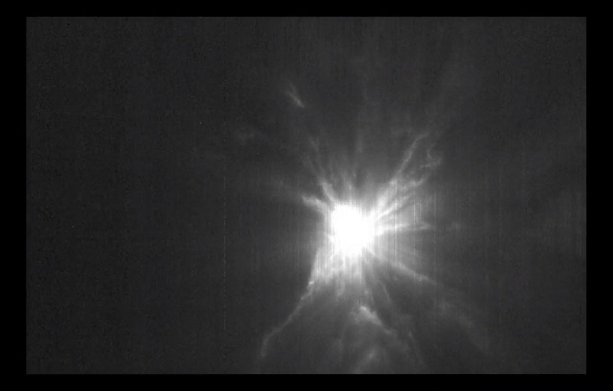 An amateur astronomer has compiled new footage from NASA's asteroid-smashing mission to show just how incredible that collision really was.