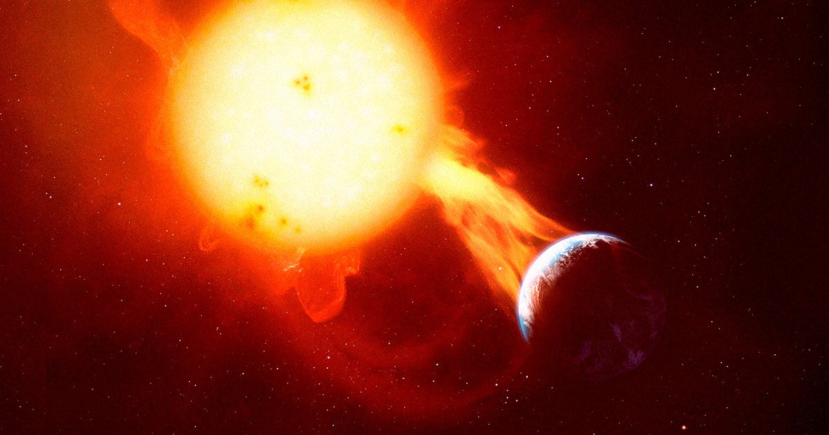 A powerful solar flare could trigger what Peter Becker, professor of physics at George Mason University, is calling an "internet apocalypse."