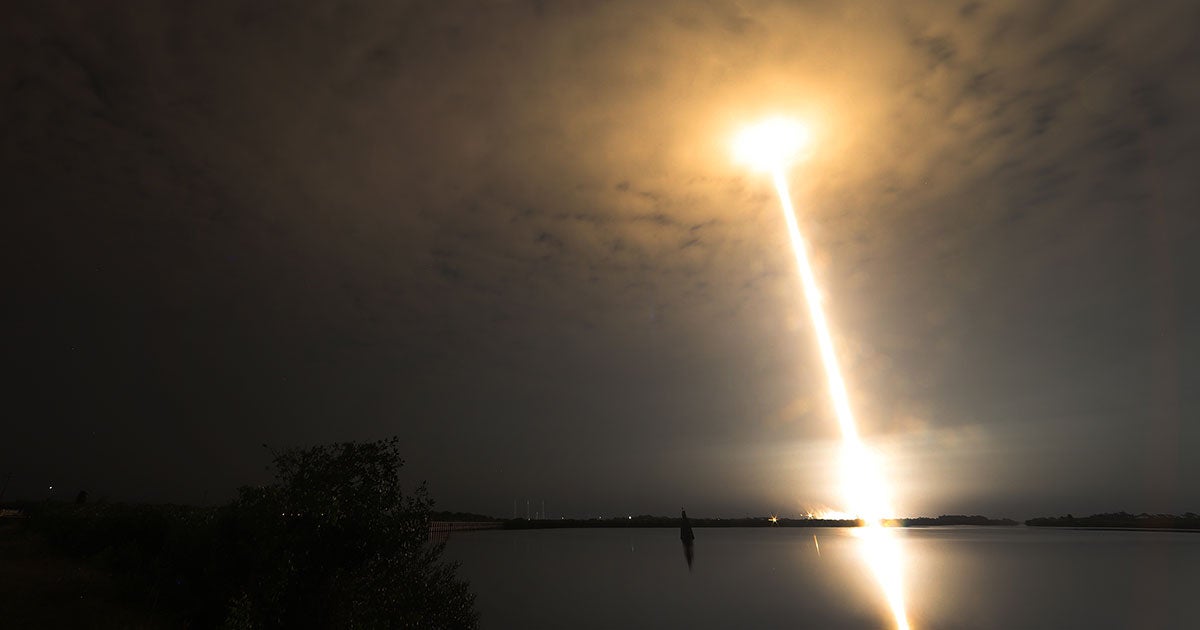 SpaceX rockets are tearing huge holes in the Earth's atmosphere as they make their return to the surface, triggering "SpaceX auroras."