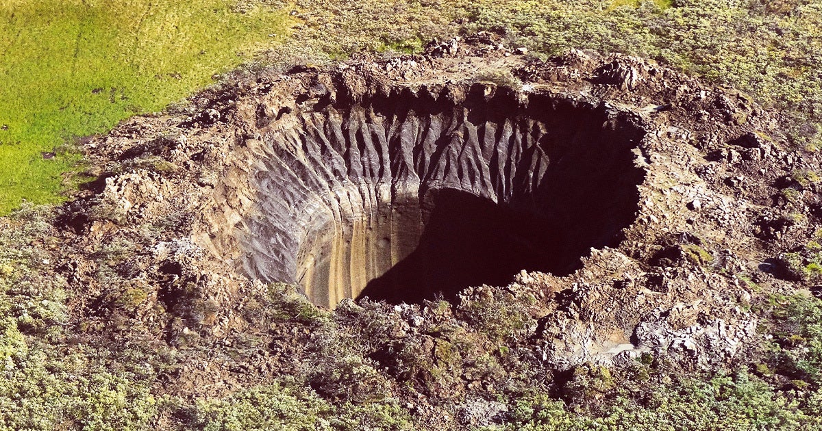 These suddenly exploding craters in Siberia could be caused by a build up of hot gas and rising temperatures due to climate change.