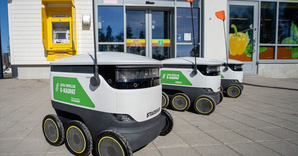 In what could possibly be a world first, a pedestrian in Finland's capital Helsinki caught a food delivery robot doing a hit-and-run.