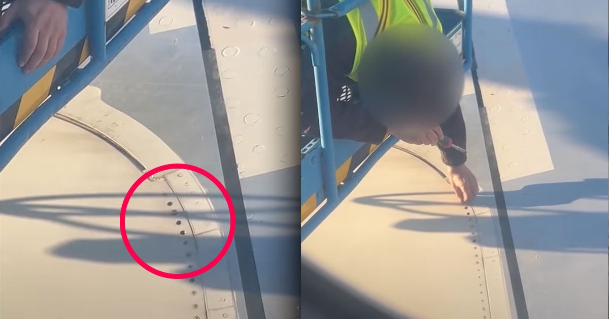 Right before takeoff, Phil Hardy noticed something strange while looking out of the window of the Virgin Atlantic Airbus A330.