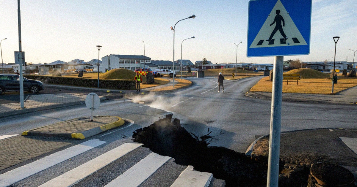 Search and rescue teams are frantically searching for man, who has reportedly fallen into a crack in the Earth in Iceland.