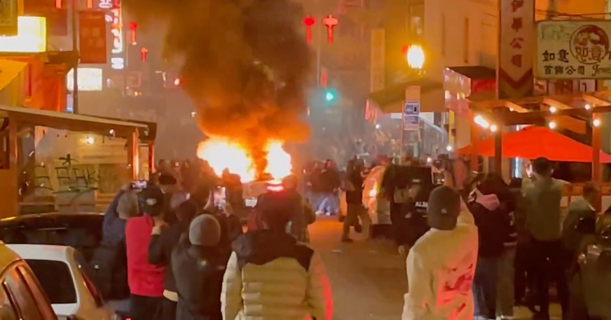 San Francisco is fed up with all those robotaxis crowding its streets — and on Lunar New Year, some folks let off some steam about it.