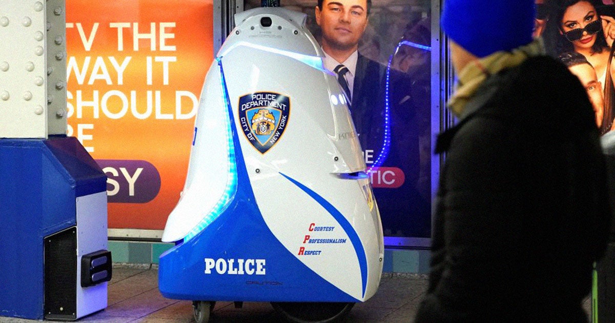 The New York City Police Department's Knightscope robot K5 has officially been retired and is now gathering dust in a subway station.
