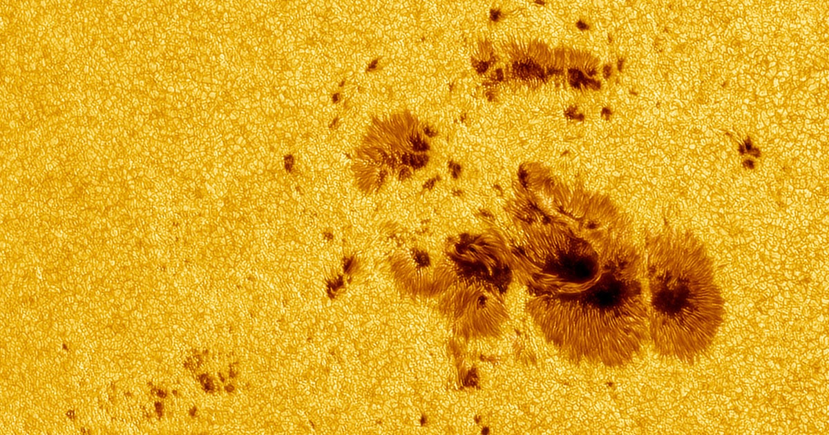 Last fall, NASA's Mars rover spotted a massive spot on the surface of the Sun — and now, that ginormous maw is looking directly at the Earth.