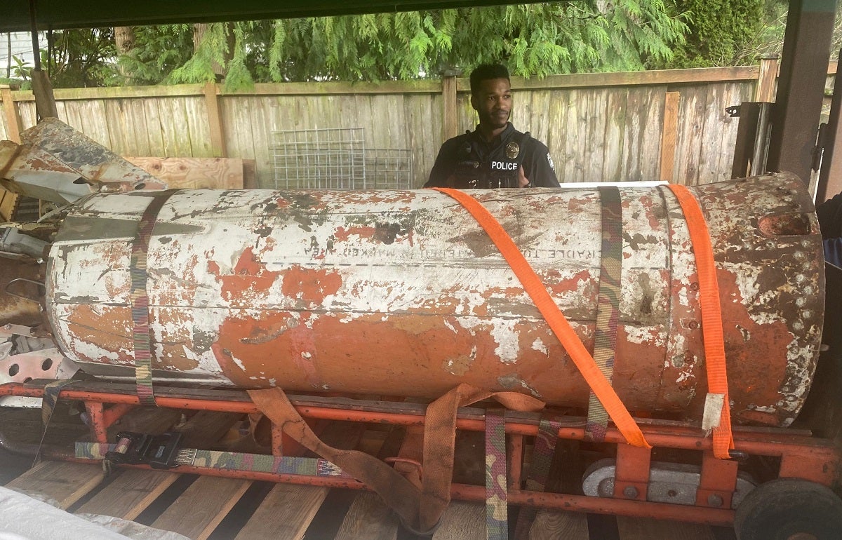 A Washington man had a nuclear missile chillin' in his garage, and was mighty peeved when local police came asking questions.