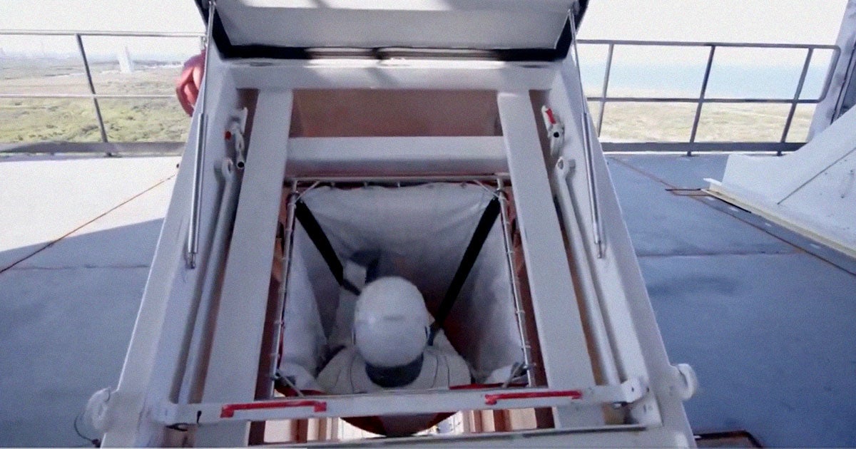SpaceX has tested the emergency slides that could save astronauts' lives during a launch at the Kennedy Space Center in Florida.