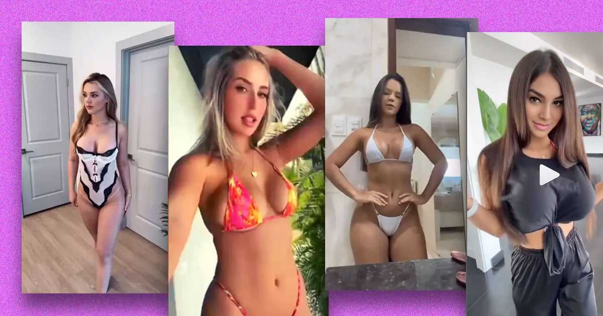 The humans behind the accounts of "virtual influencers" are pasting their faces onto the bodies of real models and sex workers.