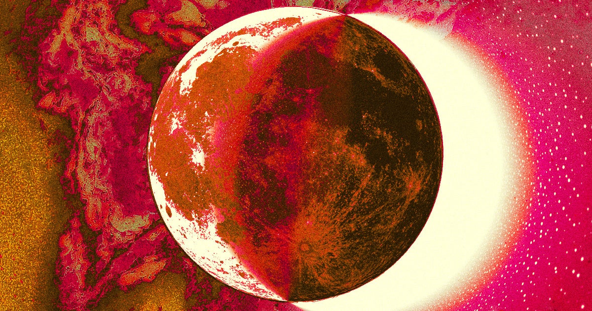 Scientists seem to have figured out why the Moon is made up of such weird heavy rocks — because, as they claim, it turned itself inside out. 