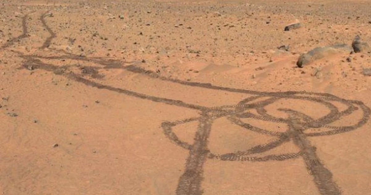 Twenty years ago, NASA's Spirit rover drew a dick in Martian dust — a perfect moment in mankind's interstellar history.