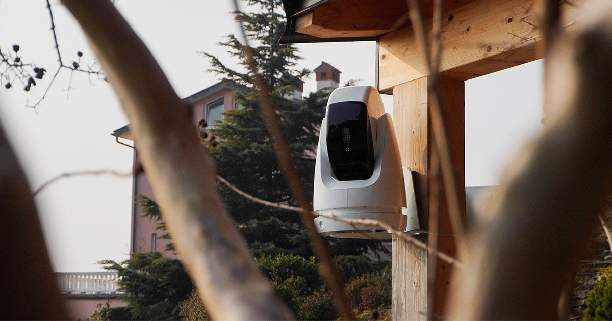 A Slovenian startup plans to make robotic home security cameras that can yell preset threats at intruders and shoot them with teargas.