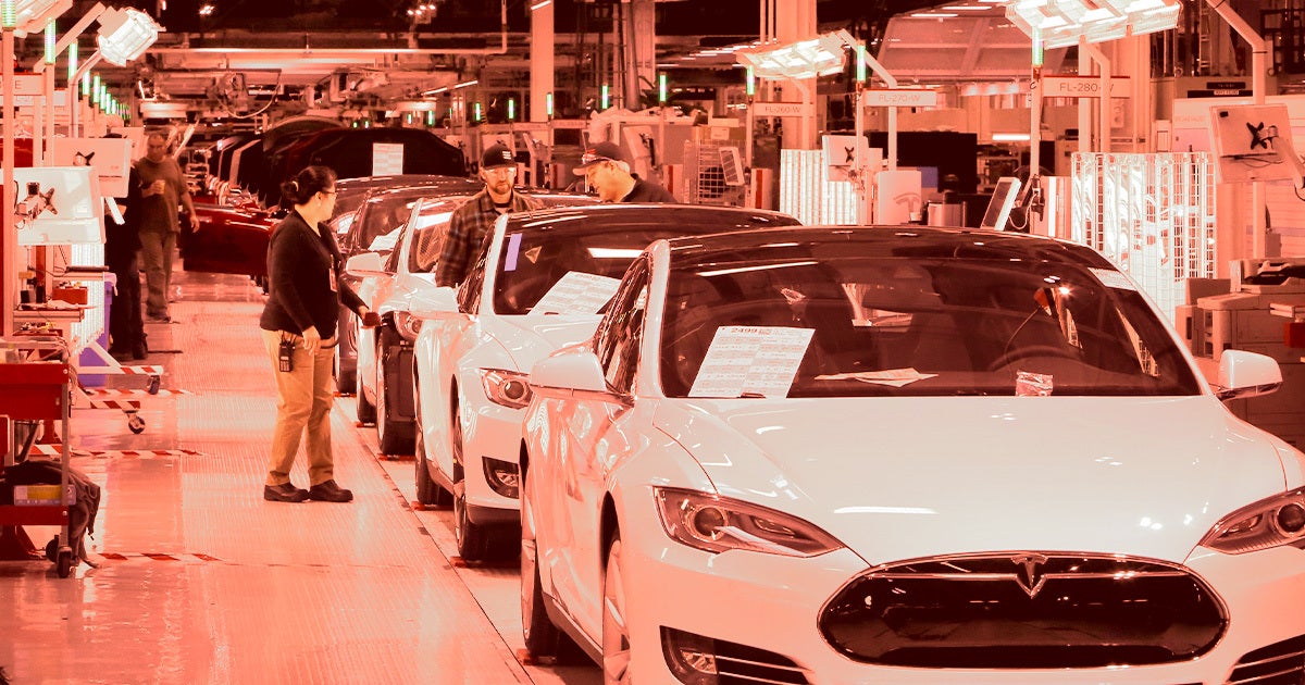 Some Tesla workers didn't find out they'd been laid off until they showed up to work Monday morning and were locked out.